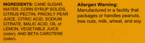 1/2 lb (8 -Pack 1 DesertUSA's Sour Prickly Pear Jelly Candy Made with real Cactus Fruit Juice - box Ounce)