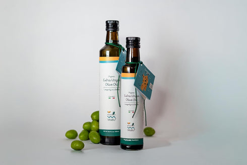 VitaBlu 250ml 771 24/25 Mediterranean Sardinian Organic Extra Virgin Olive Oil High Polyphenols mg/kg New Harvest