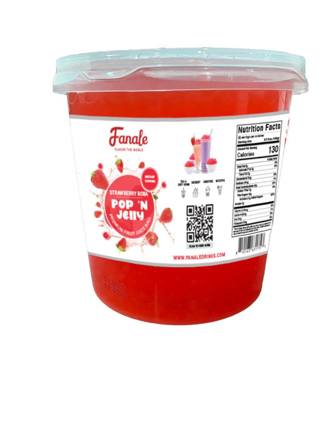 Pop N Jelly Strawberry Boba