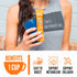LonoLife Low Sodium Beef Bone Broth Powder Mix, Grass-Fed, 10g Protein, 10 Portable Stick Pack Servings