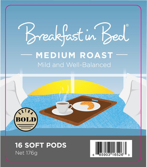 12 16 count (Pack 3) Wolfgang Puck Coffee, Breakfast in Bed, Gram Soft Pods