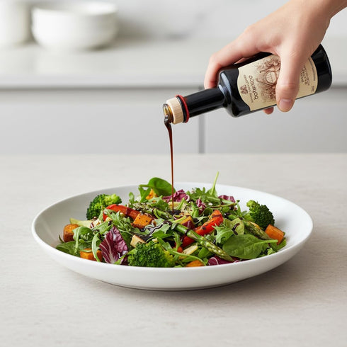 ELIOVI 6 8.45 oz Botanico Organic Balsamic Vinegar - Aged Years in Oak Barrels from Greece for Complex Aromas