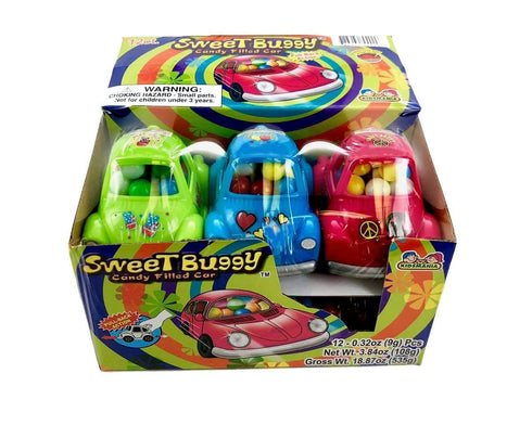 0.32 oz. 12 Kidsmania Sweet Buggy Candy Filled Car - Case