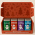 Generic Set, 4 6.9 oz Holiday Hot Cocoa Gift Decorative Tins with Milk Chocolate, Marshmallow, Peppermint, Dark