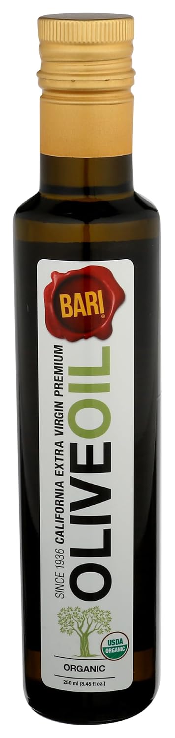 Bari Olive Oil Company Organic Extra Virgin Olive Oil, 8.45 FZ