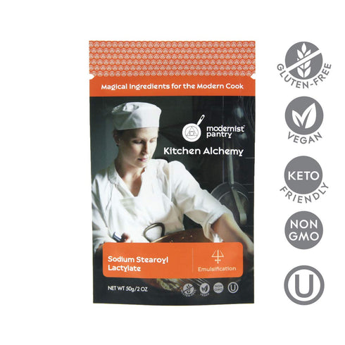 Sodium Stearoyl Lactylate (SSL) Non-GMO, OU Kosher Certified, Gluten-Free, Vegan - 50g/2oz