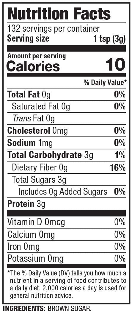 12oz (1 Pack) Haddar Pourable and Resealable Brownulated Brown Sugar