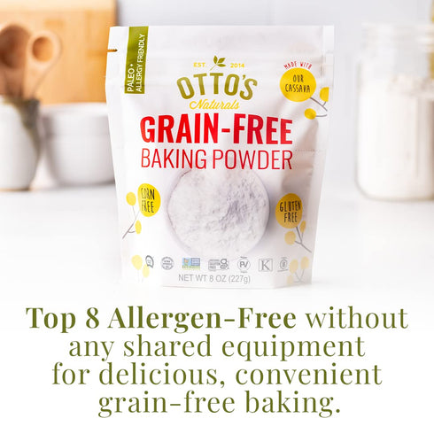 OTTOS NATURALS Grain Free Baking Powder, 8 OZ