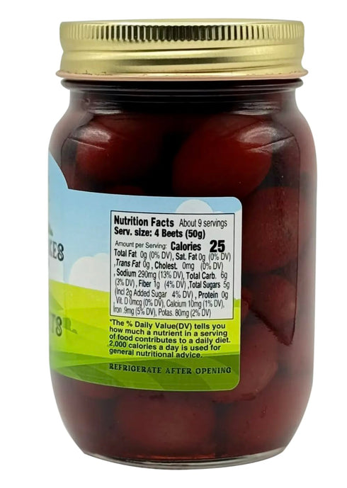 (15 OZ, 2.0, Count) Great Lakes Preserves Pickled Baby Beets, Whole Beets in Tangy Vinegar Brine, Gluten Free Pickled