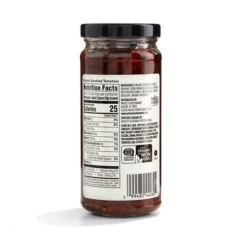 365 8.5 (Pack 2) by Whole Foods Market, Organic Sundried Tomatoes In Olive Oil, Ounce
