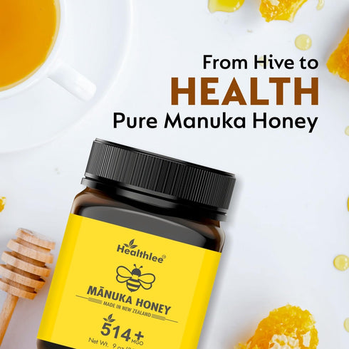 514+ 8.8oz /250 Manuka honey MGO | New Zealand Honey | High grade |Monofloral honey gram