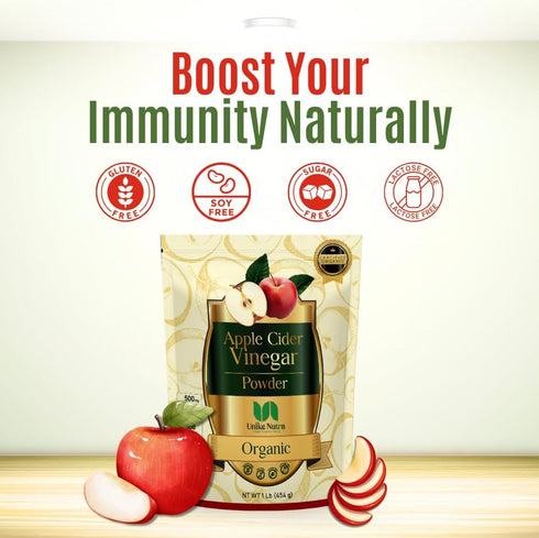 500mg 454g (1 lbs) Organic Apple Cider Vinegar Powder - Apple Cider Vinegar Supplement, ACV for Digestive Support