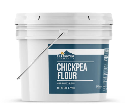 1 Earthborn Elements Chickpea Flour Gallon Bucket, Garbanzo Bean, Gluten Free