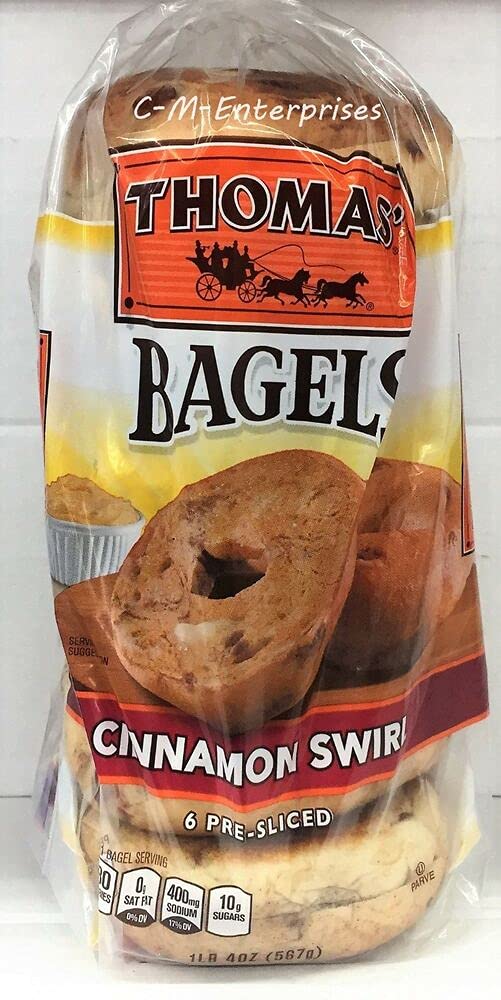 MAMAY SUMARNA Cinnamon Swirl Bagels 6 ct
