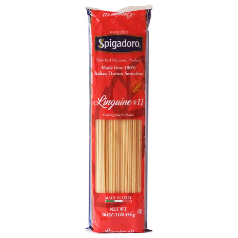 Spigadoro Linguine Italian Pasta 1 Pound - Pack of 12