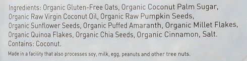 12oz purely elizabeth. Ancient Grain Granola - Gluten-Free, Vegan & Non-GMO | Certified Organic | Baked with Coconut