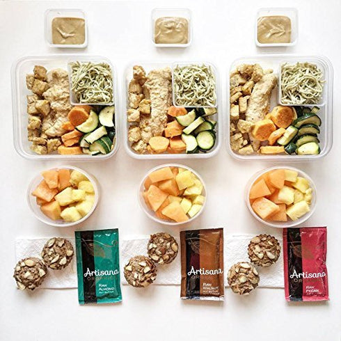 Packs (10 Pack) 1.06oz Artisana Organics Raw Almond Butter Snack | No Sugar Added, No Palm Oil, Vegan, Paleo, and Keto