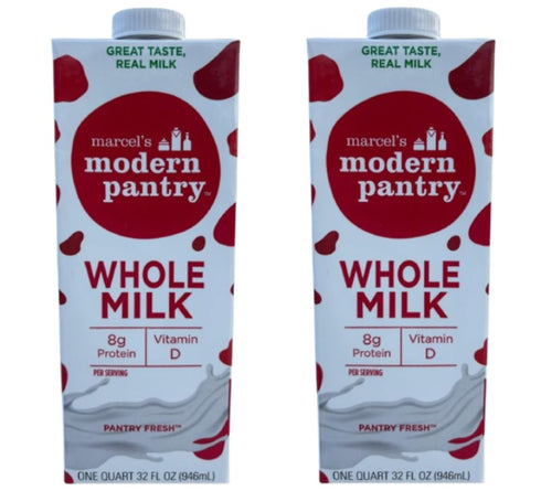 Generic 4-Pack Shelf-Stable Whole Milk, 32oz Cartons Long-Lasting Freshness
