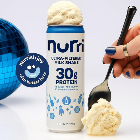 Generic 30g 1g 150 10 11 Oz 12 Pack Nurri Ultra-Filtered Vanilla Milk Shake, Protein, Sugar, Calories, Vitamins