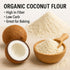(4 LBS) Anna and Sarah Organic Coconut Flour, Kosher, Gluten Free, Halal, Non GMO, Vegan, Keto Friendly, in Resealable