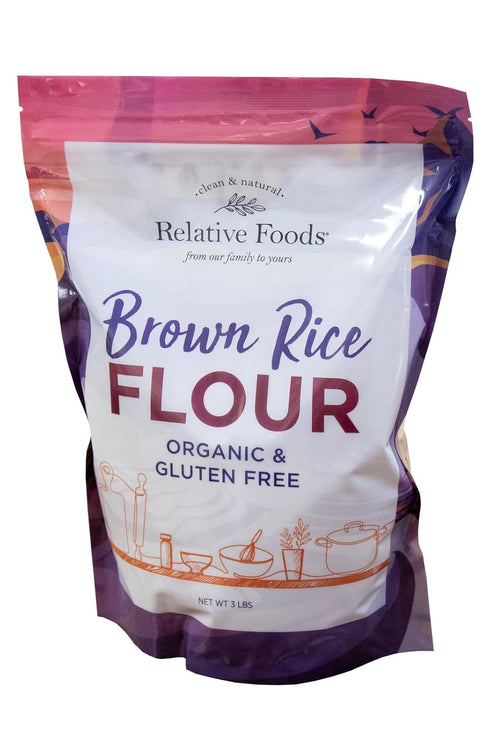 Organic Brown Rice Flour - Brown Rice Flour for Baking, Pancakes, Thickening