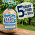 2lb 5g 6 (2 Jim's Amazing Bread/Sliced Whole Cell Wheat Bread / Gluten Inactive / of Fiber/ All-Natural