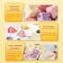 laweny 5.3 ounces/150 Freeze dried yogurt chunks grams, crispy skin mixed with fruit flavors, strawberry, peach, dragon