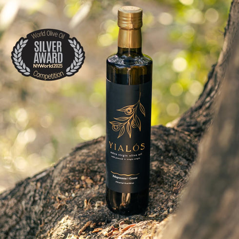 2025 100% 500 mL Yials Extra Virgin Olive Oil Greek Single Estate, NYIOOC Winner | Koroneiki, Small Batch, Cold