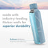 20.3 oz (Pack 4) PATH Sparkling Bottled Water - Ultra-Purified, pH-Balanced Carbonated Soda Water in Aluminum Bottle