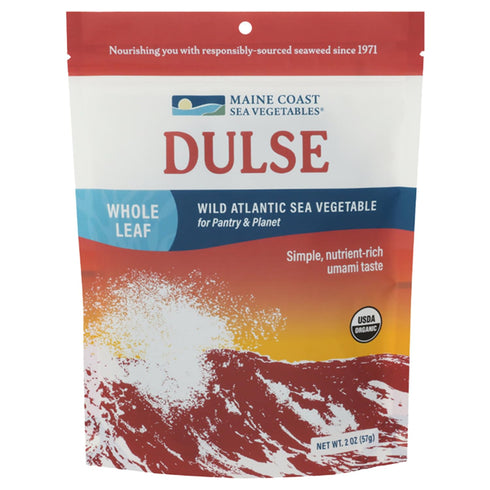 Maine Coast Sea Vegetables Organic Dulse Whole Leaf Bag | Nutritious Food