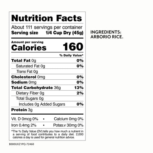 11 Pack 1 Roland Foods Superfino Arborio Rice, Specialty Imported Food, Pound