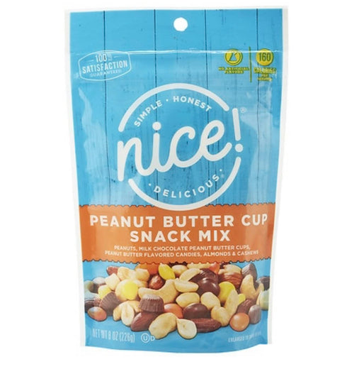 Walgreens Nice Nice Peanut Butter Cup Snack Mix 8oz (pack of 2)
