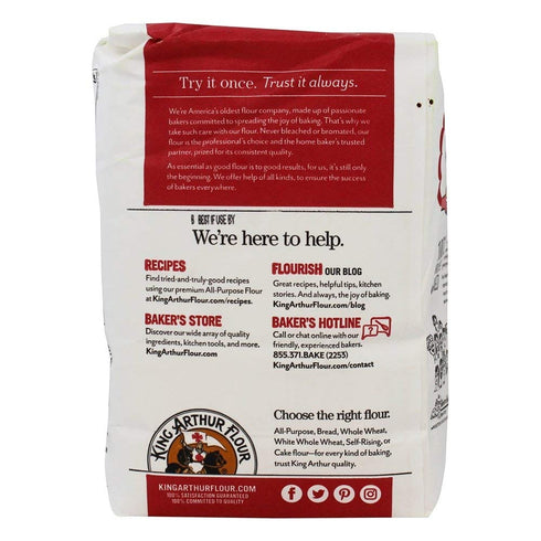 2 lbs King Arthur Flour Organic Artisan All Purpose Flour