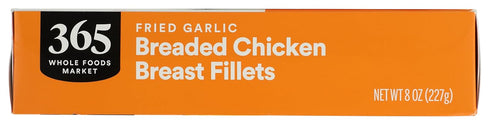 365 by Whole Foods Market 8 OZ Fried Garlic Breaded Chicken Fillets