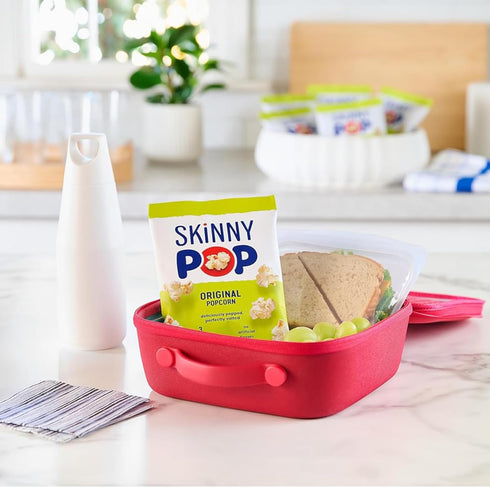 0.65oz (6ct) SkinnyPop Popcorn, Original, Whole Grain, Dairy-Free Snack, Bags