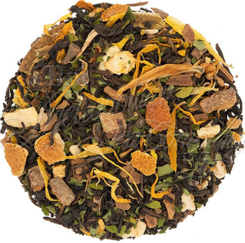 Denise's Fine Tea, Premium, Decaf Orange Spice, Decaf Flavored Black Tea, Loose