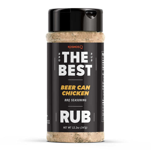 Kosmos Q The Best Beer Can Chicken Rub, BBQ Meat Dry Rub, 12.2 oz