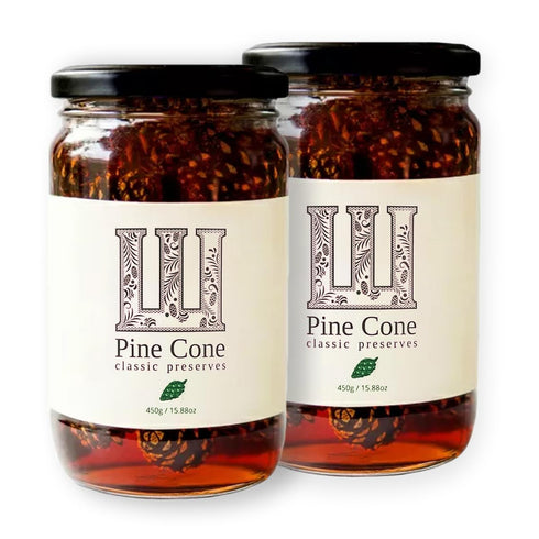 Russian Forest Natural Pine Cone Classic Preserve with Baby Pine Cones 450g/15.87oz