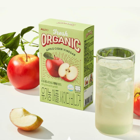 ALLBIO 0.71oz 15 Pack (1 (15 Count Organic Apple Cider Vinegar Sticks | x | USDA Organic, Non-GMO, Sugar-Free Box