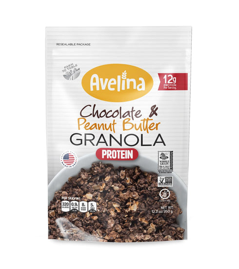 Generic Avelina Peanut Butter Chocolate Granola 12.3 oz (Pack of 6)