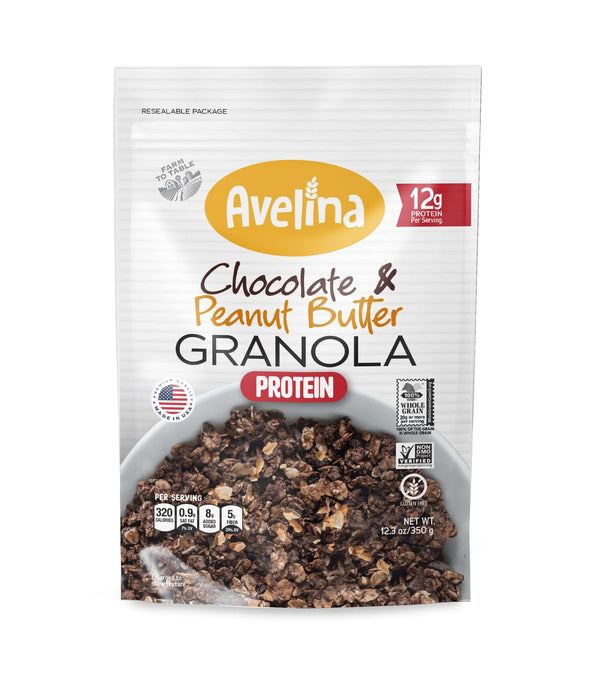 Generic Avelina Peanut Butter Chocolate Granola 12.3 oz (Pack of 6)