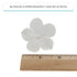 12 Count Global Sugar Art Fruit Blossom Sugar Cake Flowers, White with Wires, by Chef Alan Tetreault
