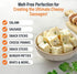 5 lb. 1/4 inch (5 Prompt Prep High Temperature Diced Pepper Jack Cheese, Bag, diced Cube, Jack Cheese For Grilling