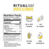 25.4 Oz (750ml) RITUAL ZERO PROOF Aperitif Alternative | Award-Winning Non-Alcoholic Aperitivo & Vermouth Spirit | Fl |
