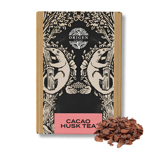 Origen Cacao Husk Tea 100% Natural Cacao Shell Zero Sugar, Caffeine-Free Superfood