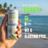 12 pack (8.45 oz Yoopy Sparkling Coconut Water Lightly Carbonated Tropical Drink, No Sugar Added Healthy Soda