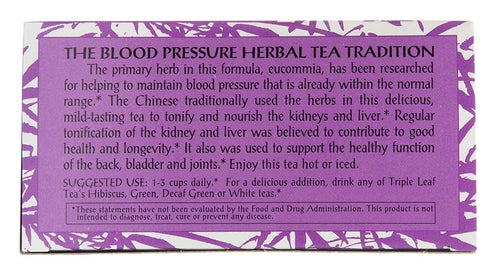 Triple Leaf Tea Blood Pressure Support Herbal Blend