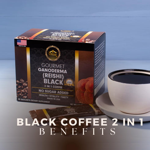 Packets (30 0.07 Oz Eternal Spirit Beauty Asian Black Coffee Singles - Unparalleled Convenience in Individual for Quick
