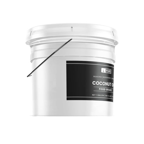 (1 Pure Original Ingredients Coconut Oil Gallon) Hexane-Free & Gluten-Free, Non-Hydrogenated