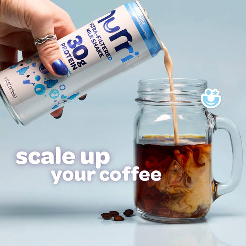 30g 150 10 11 oz, 12 Nurri - Protein Ultra Filtered Milk Shake Vanilla - Lactose Free, Low Sugar, Calories, Vitamins